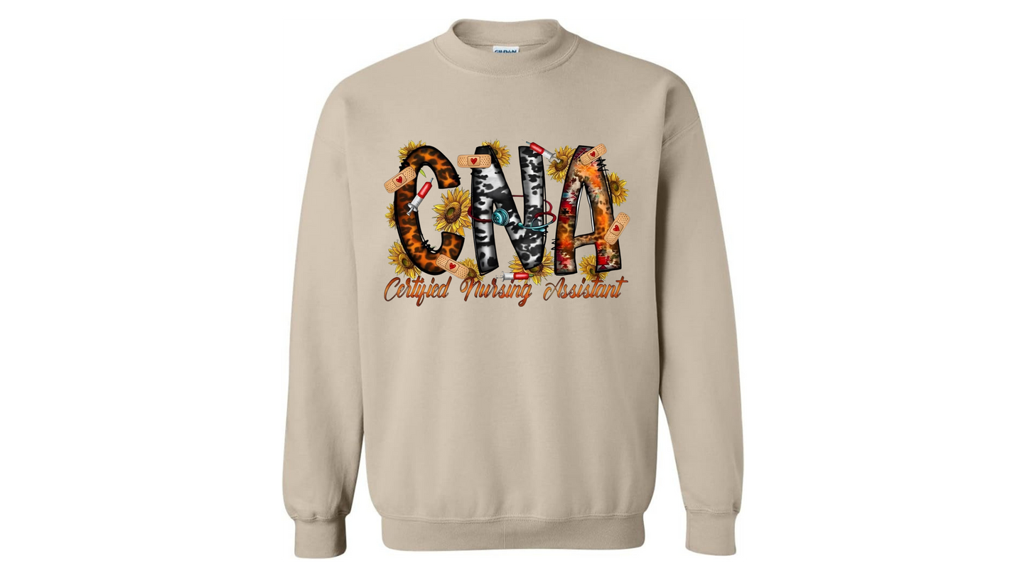 CNA Leopard & Sunflower Sweatshirt