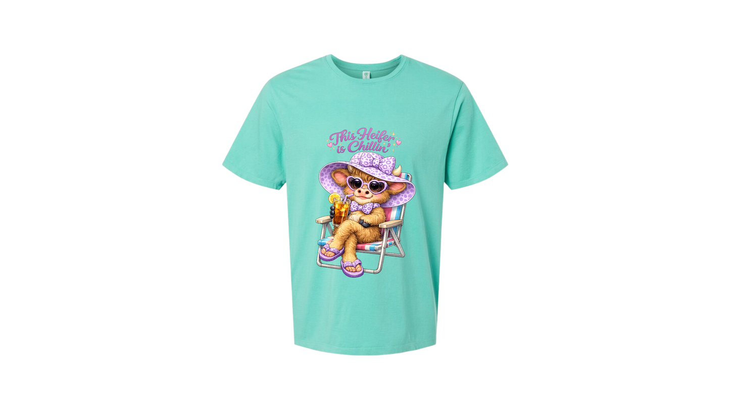 This Heifer Is Chillin’ Funny Cow Shirt
