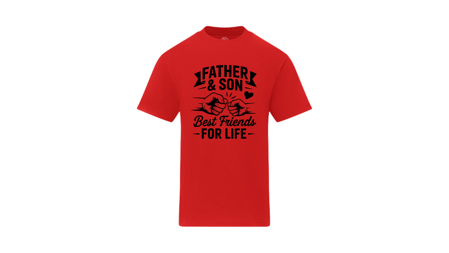 Father & Son Best Friends for Life Graphic T-Shirt