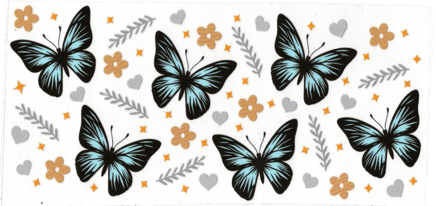16oz Butterfly, Birds & Bugs wraps