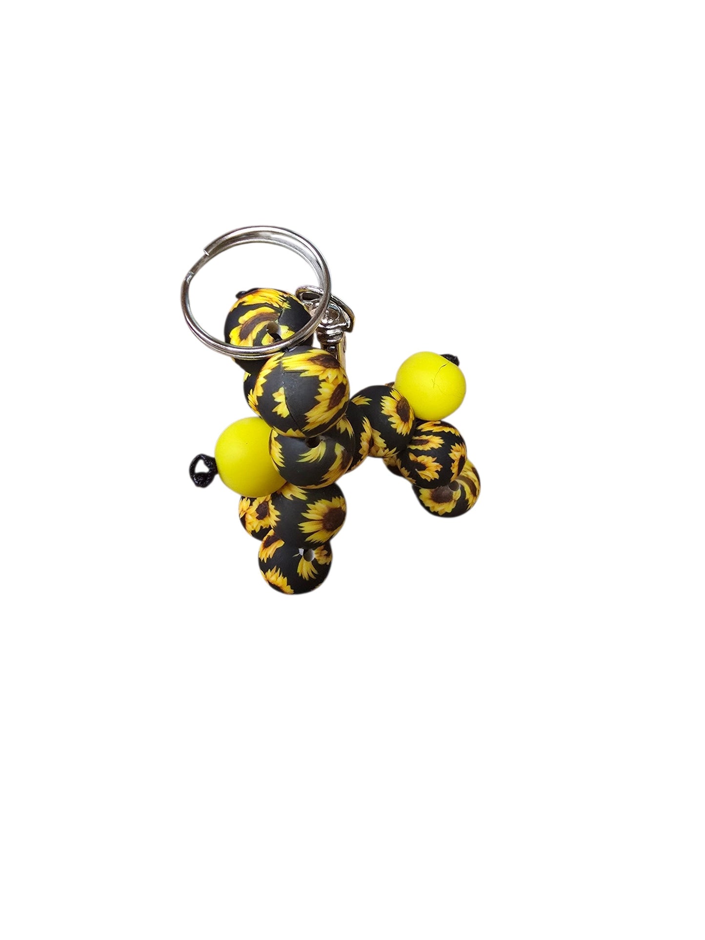 Balloon Dog Beaded Keychain – Cute Handmade Bag & Key Accessory