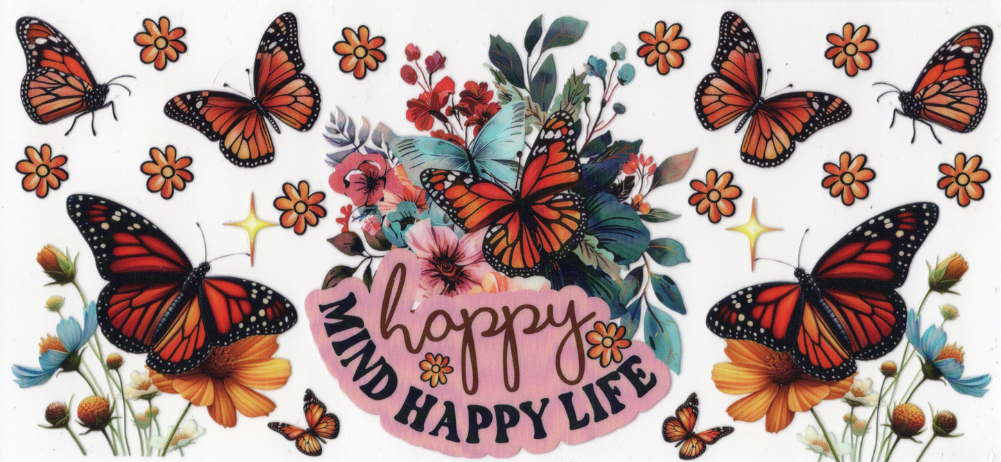 16oz Butterfly, Birds & Bugs wraps