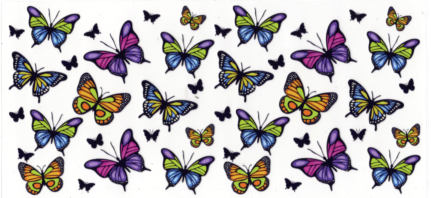 16oz Butterfly, Birds & Bugs wraps