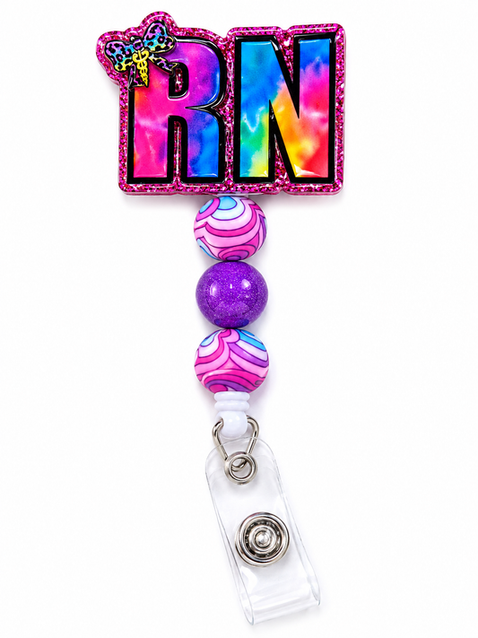 Handmade Beaded Badge Reel – Cute & Functional Retractable ID Holder