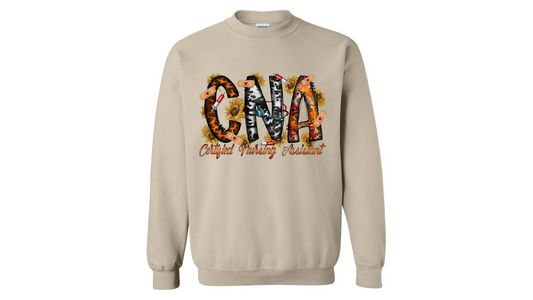 CNA Leopard & Sunflower Sweatshirt