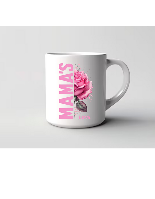 "Mama's Love 15oz Rose Mug"