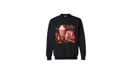 Girl Boss Glam Graphic Sweatshirt