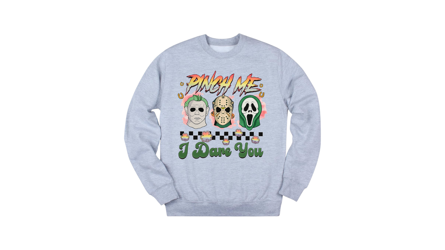Pinch Me I Dare You Halloween Crewneck Sweatshirt