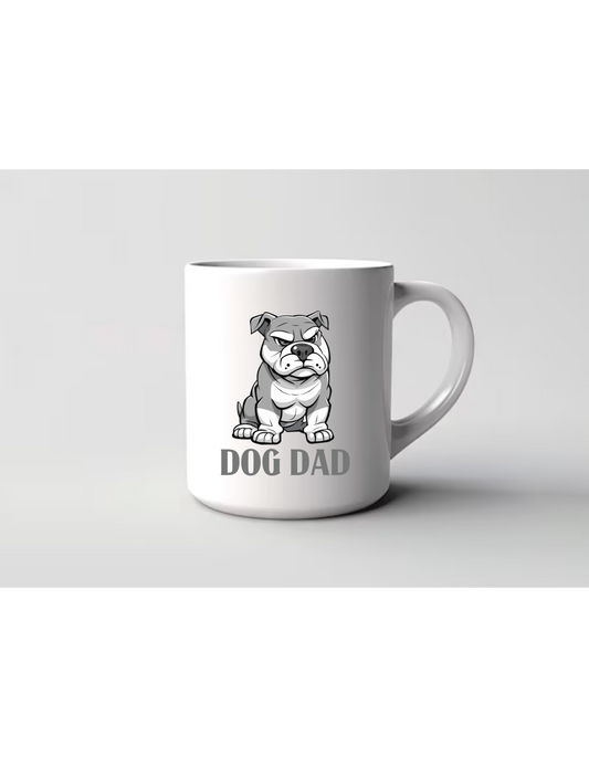 "Dog Dad: Proud Pup Parent Mug"