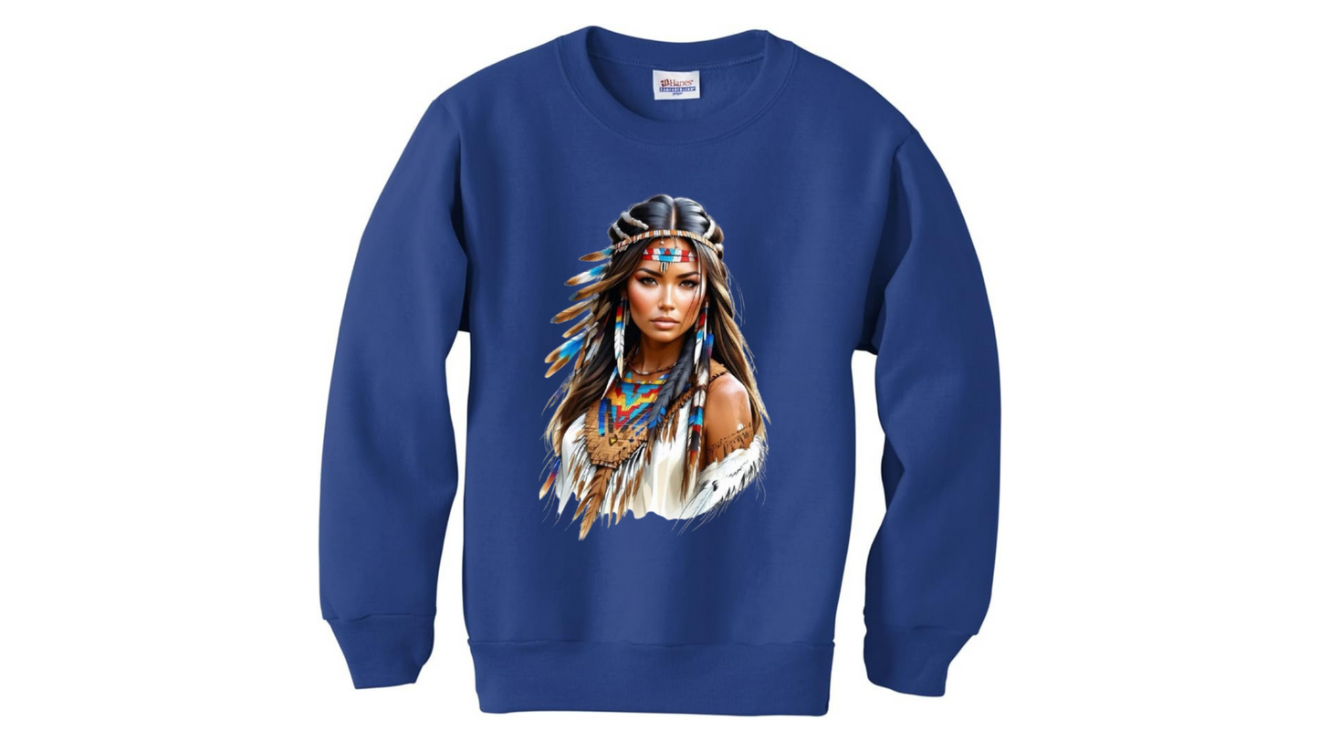 “Tribal Beauty” Native-Inspired Sweatshirt