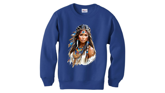 “Tribal Beauty” Native-Inspired Sweatshirt