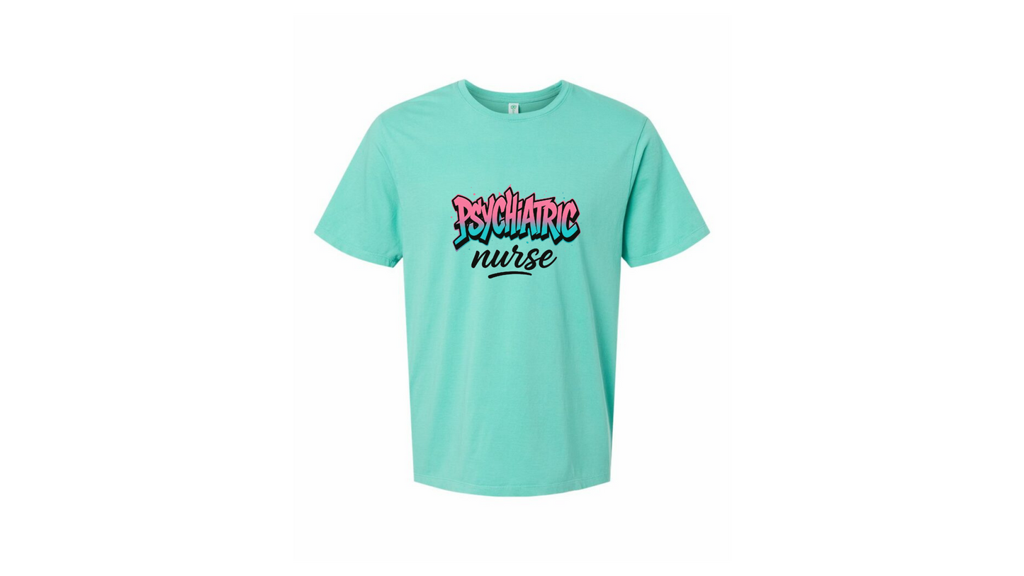 Psychiatric Nurse Graffiti Tee