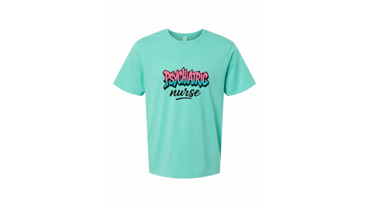 Psychiatric Nurse Graffiti Tee