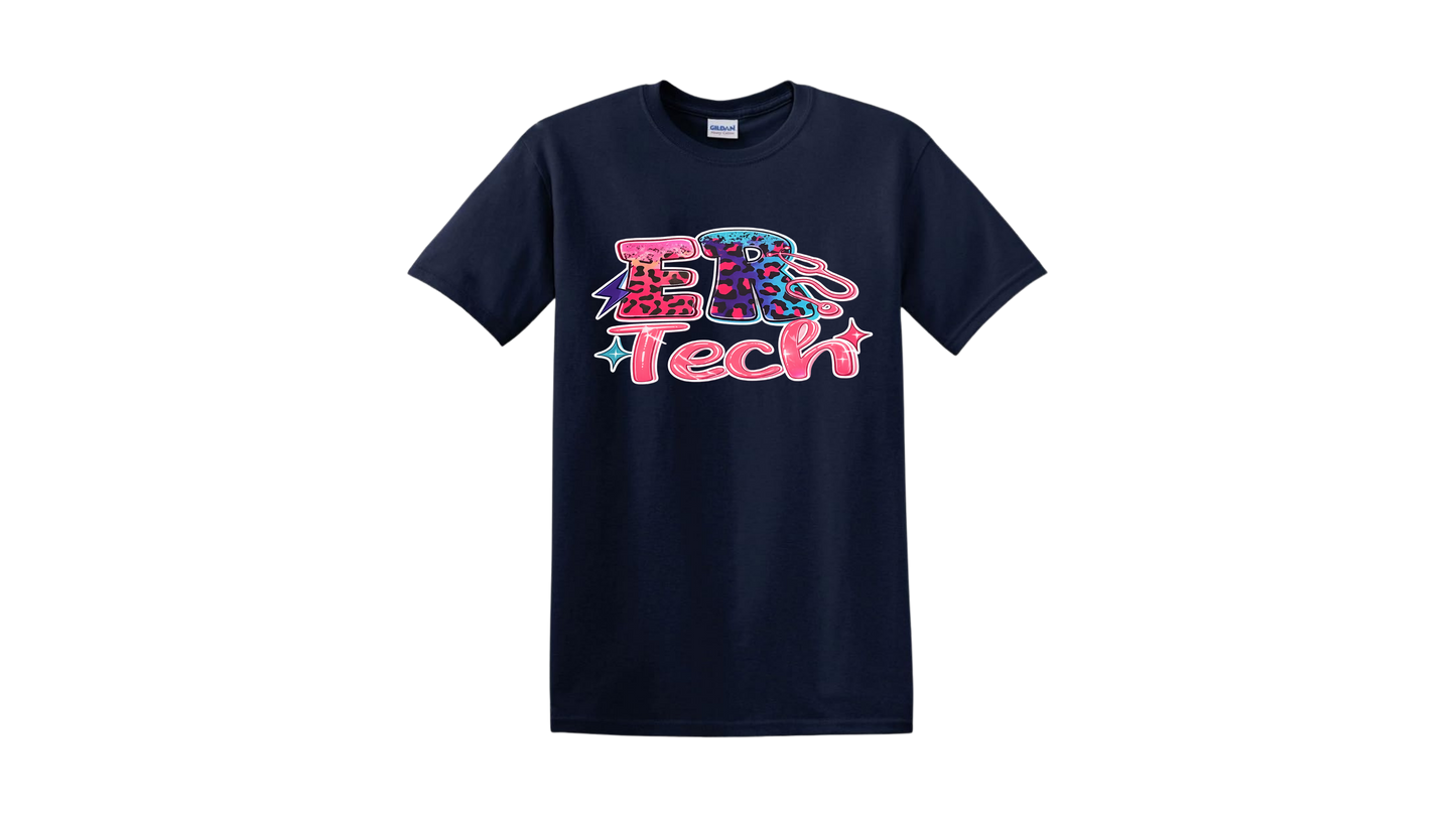 ER Tech Leopard Print Graphic T-Shirt