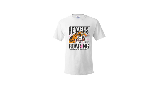 The Heavens Are Roaring – Faith Lion Graphic T-Shirt