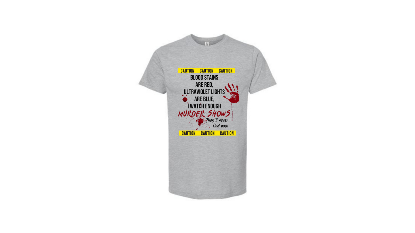 Murder Shows & Caution Tape Tee