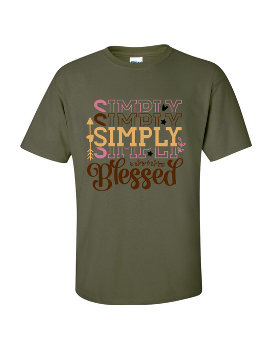 "Simply Blessed" T-Shirt