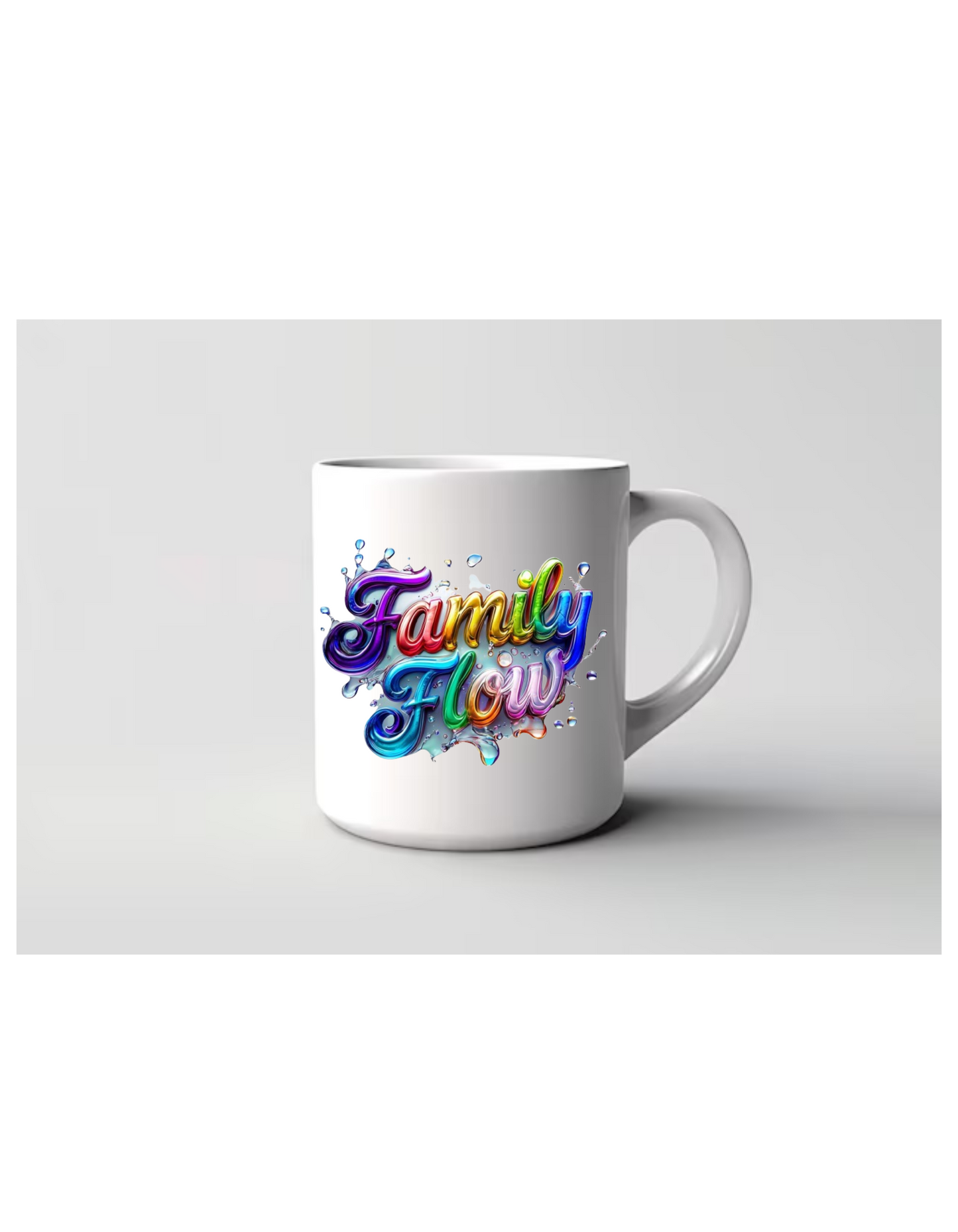 "Rainbow Colored Family Flow" Mug