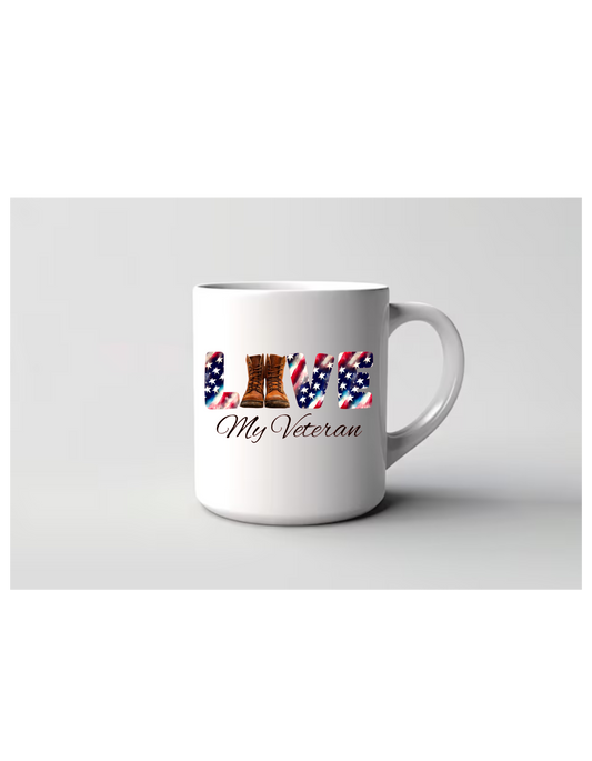 "Love My Veteran" Mug