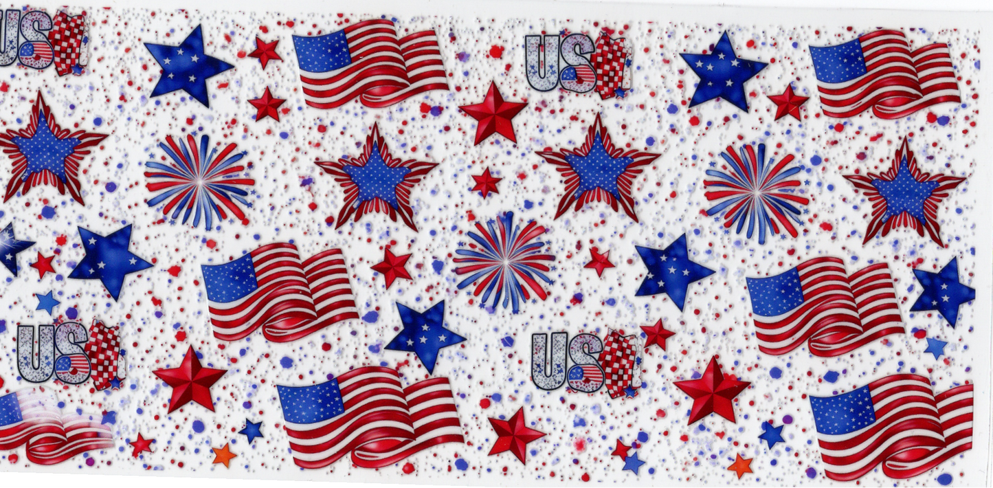 4th of July 16oz wraps